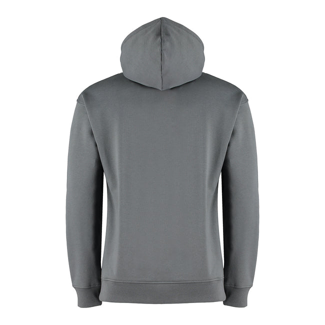 Dark Grey - Back - Kustom Kit Mens Hoodie