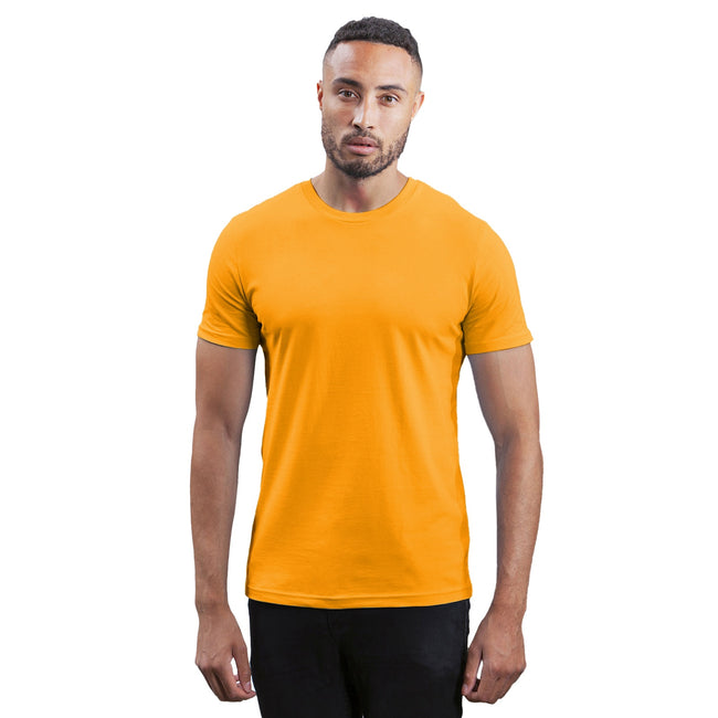 Mustard Yellow - Back - Mantis Mens Short-Sleeved T-Shirt