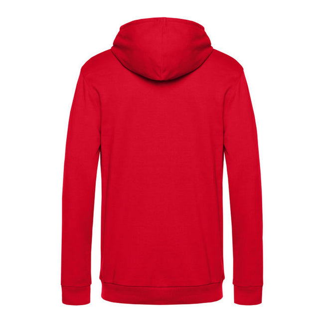 Red - Back - B&C Mens Hoodie