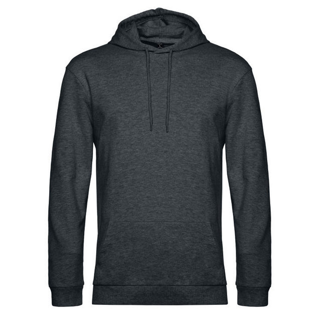 Asphalt Heather - Front - B&C Mens Hoodie