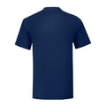 Navy - Back - Fruit Of The Loom Mens Iconic 150 T-Shirt
