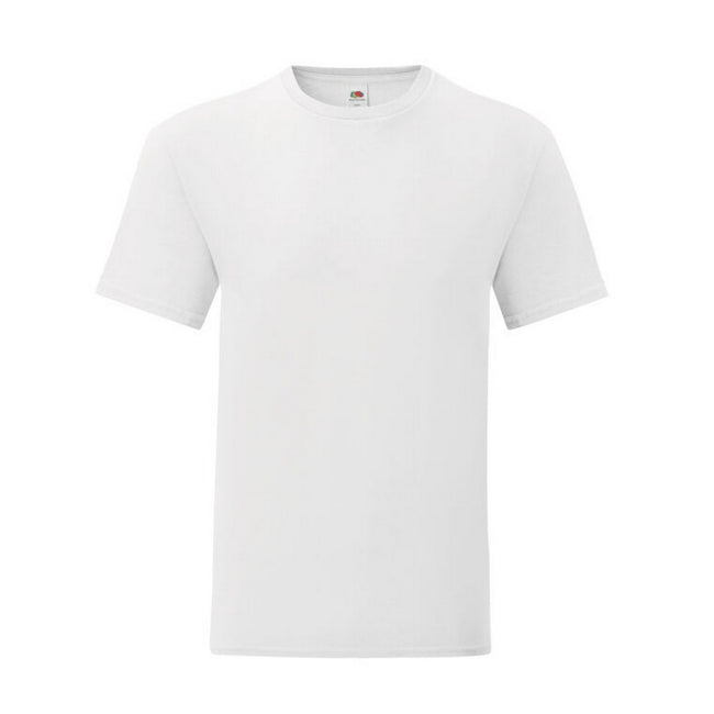 White - Front - Fruit Of The Loom Mens Iconic 150 T-Shirt