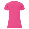 Fuchsia - Back - Fruit of the Loom Womens-Ladies Iconic 150 T-Shirt