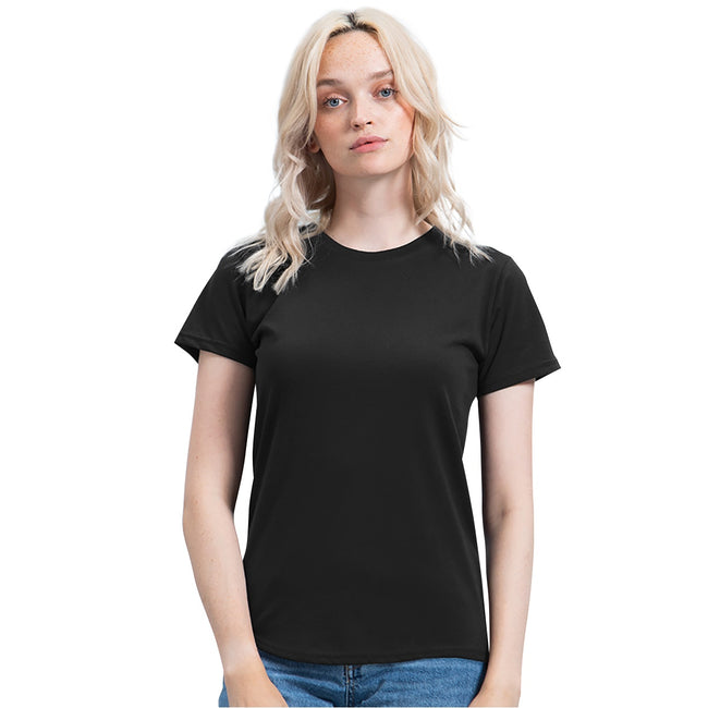 Charcoal Grey Melange - Back - Mantis Womens-Ladies Essential T-Shirt