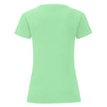 Neo Mint - Back - Fruit of the Loom Womens-Ladies Iconic 150 T-Shirt