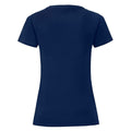 Navy - Back - Fruit of the Loom Womens-Ladies Iconic 150 T-Shirt