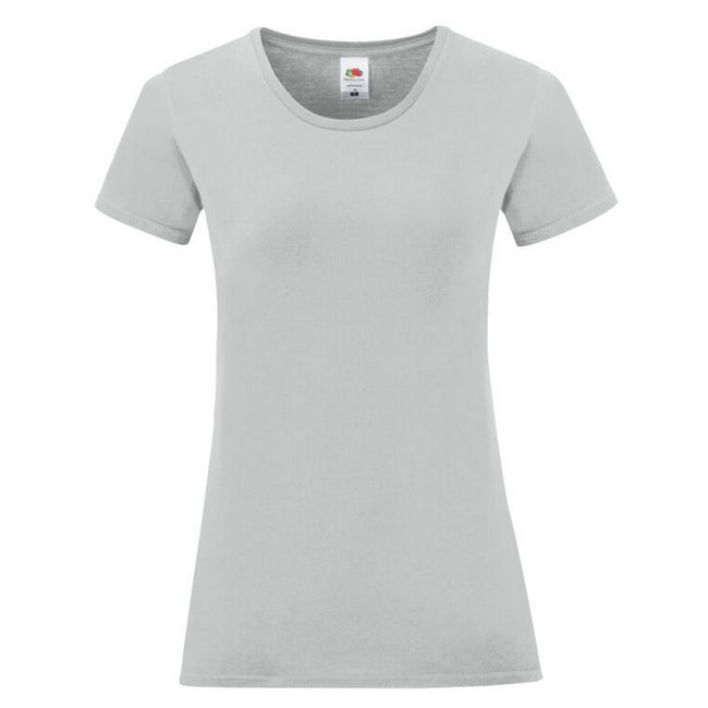Zinc - Front - Fruit of the Loom Womens-Ladies Iconic 150 T-Shirt