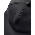 Black - Back - Beechfield Rapper Snapback Cap