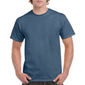 Forest Green - Close up - Gildan Mens Heavy Cotton Short Sleeve T-Shirt (Pack Of 5)
