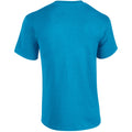 Heather Sapphire - Back - Gildan Mens Heavy Cotton Short-Sleeved T-Shirt