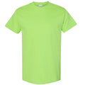 Lime - Front - Gildan Mens Heavy Cotton Short-Sleeved T-Shirt
