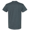 Dark Heather - Back - Gildan Mens Heavy Cotton Short-Sleeved T-Shirt