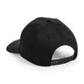 Black - Back - Beechfield Urbanwear 5 Panel Snapback Cap