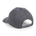 Light Graphite - Back - Beechfield Urbanwear 5 Panel Snapback Cap