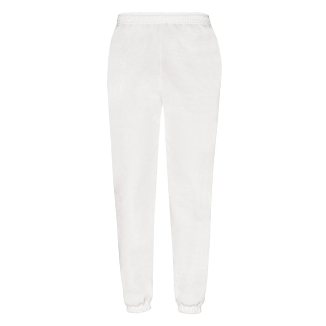 White - Front - Fruit Of The Loom Mens Classic Elasticated Jogging Bottoms