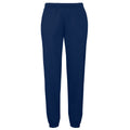 Navy - Front - Fruit Of The Loom Mens Classic Elasticated Jogging Bottoms