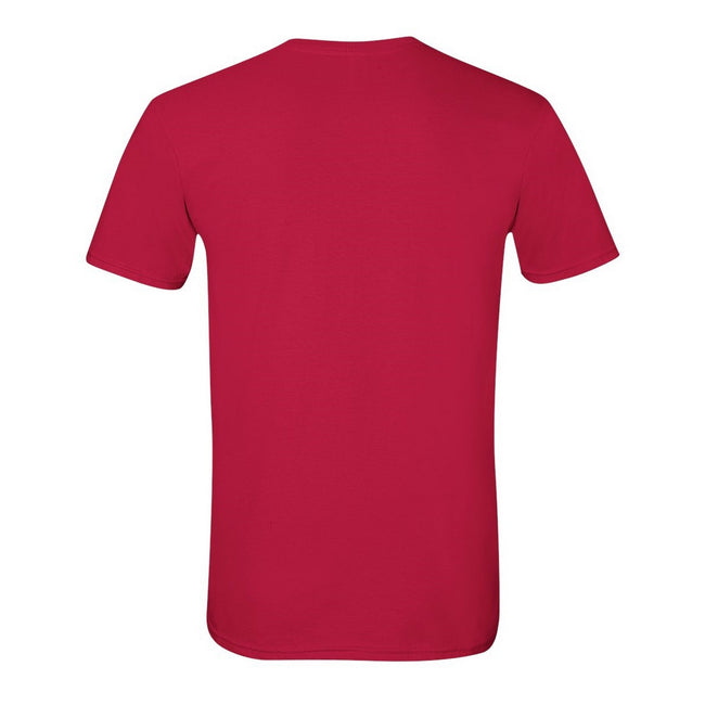 Cherry Red - Back - Gildan Mens Short Sleeve Soft-Style T-Shirt