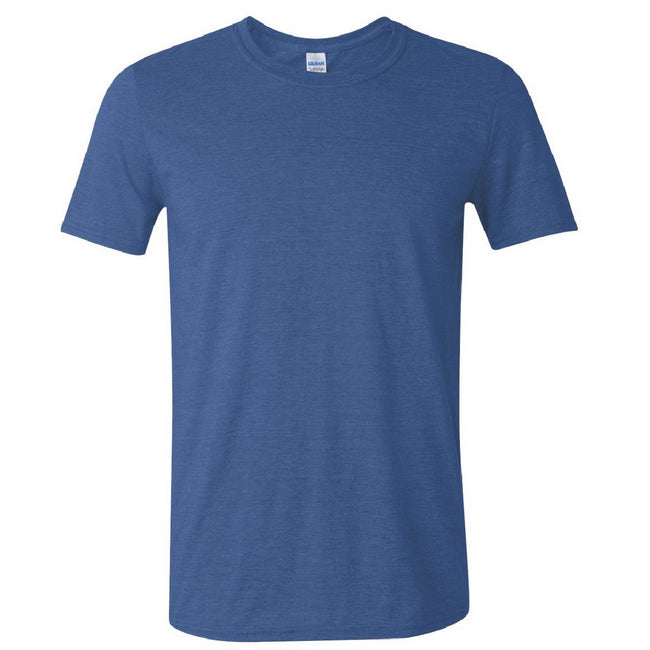 Heather Royal - Front - Gildan Mens Short Sleeve Soft-Style T-Shirt