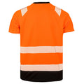 Fluorescent Orange - Side - Result Genuine Recycled Mens Safety T-Shirt