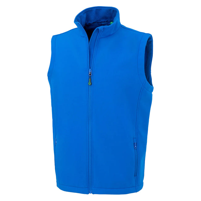 Royal Blue - Front - Result Genuine Recycled Mens Printable Body Warmer
