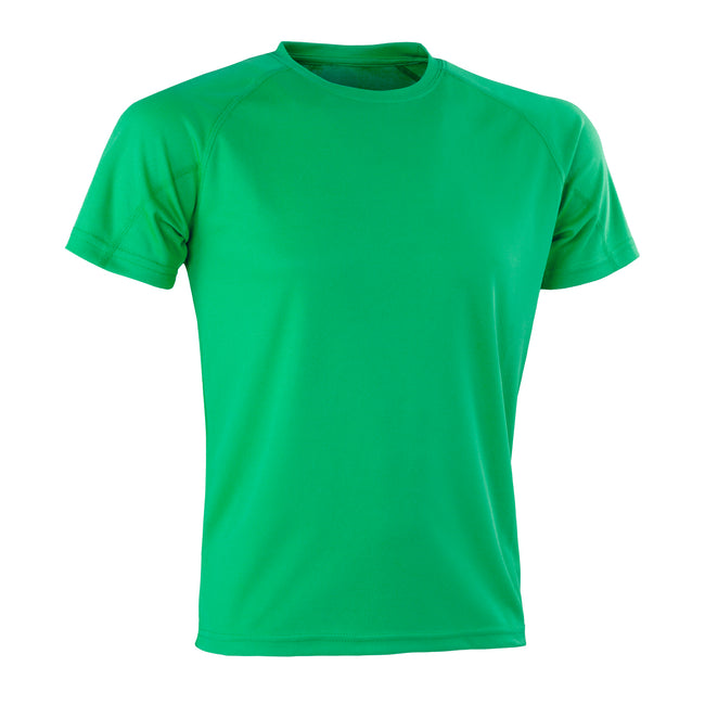 Irish Green - Front - Spiro Mens Impact Aircool T-Shirt