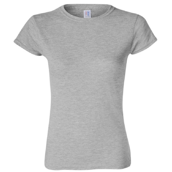 Sport Grey (RS) - Front - Gildan Ladies Soft Style Short Sleeve T-Shirt