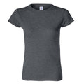 Dark Heather - Front - Gildan Ladies Soft Style Short Sleeve T-Shirt