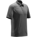 Charcoal Heather - Side - Stormtech Mens Minstral Polo Shirt