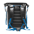 Black-Graphite-Azure Blue - Back - Stormtech Kemano Backpack
