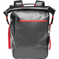 Black-Graphite-Bright Red - Front - Stormtech Kemano Backpack