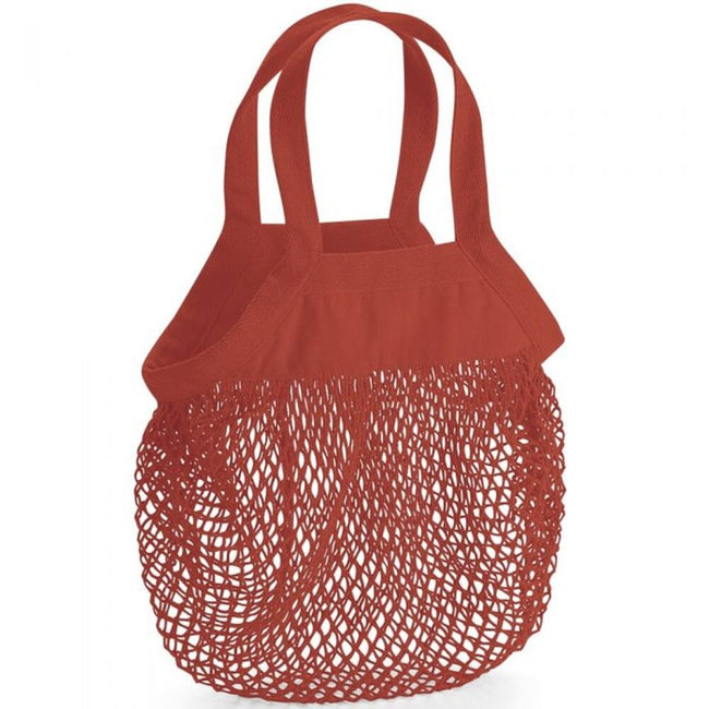 Rusty Orange - Front - Westford Mill Mini Organic Cotton Tote