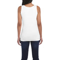 White - Pack Shot - Gildan Ladies Soft Style Tank Top Vest