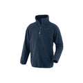 Navy - Front - Result Genuine Recycled Childrens-Kids Microfleece Top