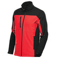 Red-Black - Front - Stormtech Mens Cascades Soft Shell Jacket