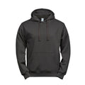 Dark Grey - Front - Tee Jays Mens Power Hoodie