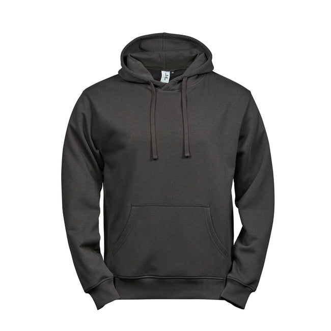 Dark Grey - Front - Tee Jays Mens Power Hoodie