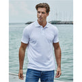 White - Back - Tee Jays Mens Power Polo Shirt