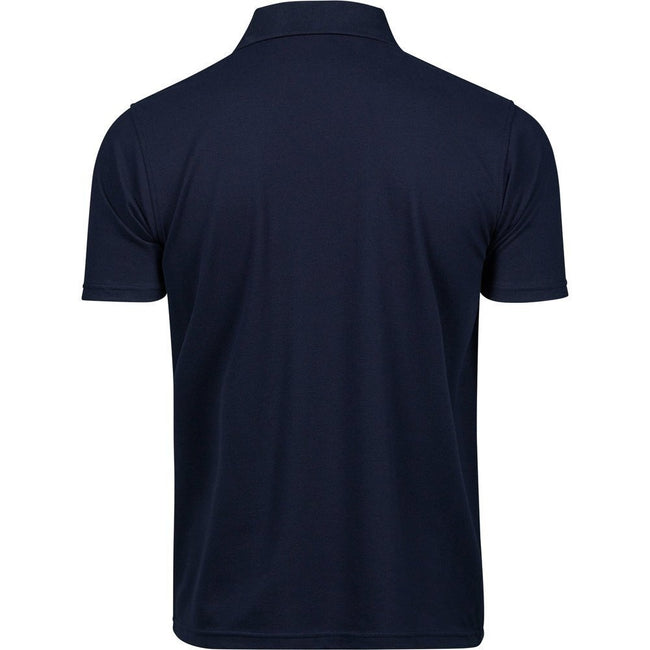 Navy Blue - Back - Tee Jays Mens Power Polo Shirt