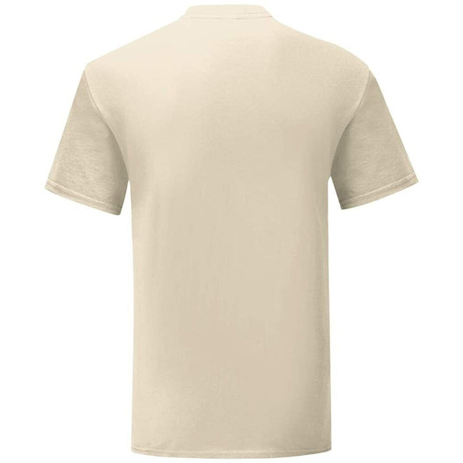 Natural - Back - Fruit of the Loom Mens Iconic 150 T-Shirt