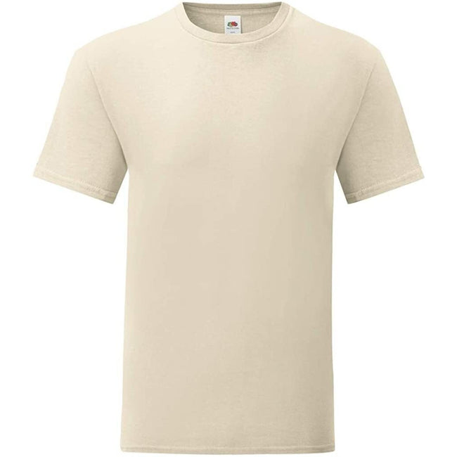 Natural - Front - Fruit of the Loom Mens Iconic 150 T-Shirt