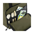 Military Green - Close up - Bagbase Cooler Recycled Backpack