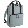 Grey - Front - Bagbase Cooler Recycled Backpack