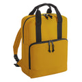 Mustard Yellow - Front - Bagbase Cooler Recycled Backpack