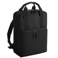 Black - Front - Bagbase Cooler Recycled Backpack