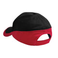 Black-Classic Red - Back - Beechfield Teamwear Competition Cap