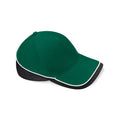 Bottle-Black-White - Front - Beechfield Teamwear Competition Cap