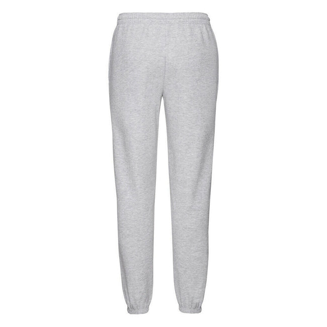 Heather Grey - Back - Fruit of the Loom Mens Jogging Bottoms