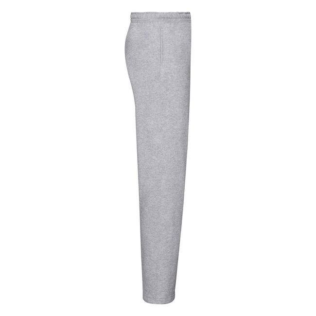 Heather Grey - Side - Fruit of the Loom Mens Jogging Bottoms
