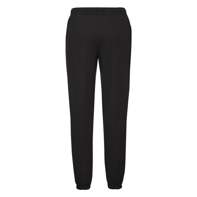 Black - Back - Fruit of the Loom Mens Jogging Bottoms