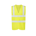 Yellow - Front - Ultimate Clothing Collection Unisex UCC4 Adult Hi-Vis Vest